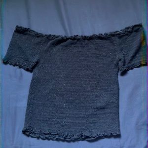 Off the shoulder ruffle top from ardene
